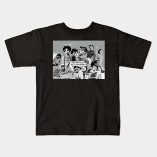 audrey hepburn collage Kids T-Shirt